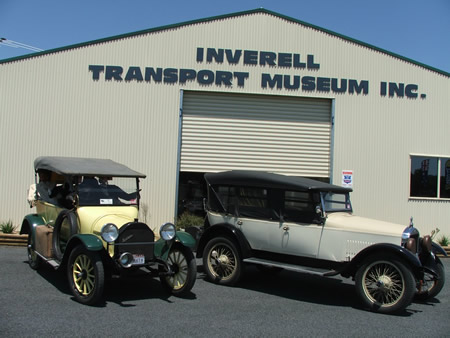 Inverell Transport Museum is a must-visit attraction for historic car buffs.