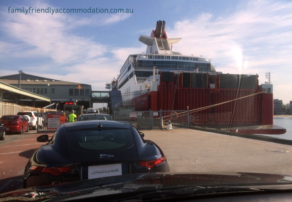 Being directly behind an expensive Jaguar was the most stressful part of loading at Station Pier.