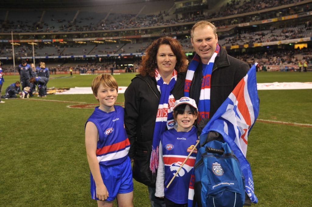 We've been a Bulldogs family for 14 years - but we didn't expect them to be in the finals this year. 